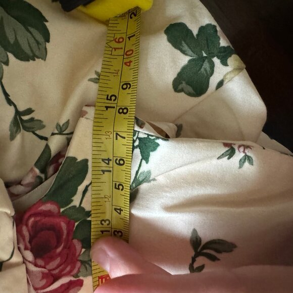 NWT Antonio Melani x The Style Bungalow | Miraflores Floral Print Puff Crop Top - Picture 9 of 15